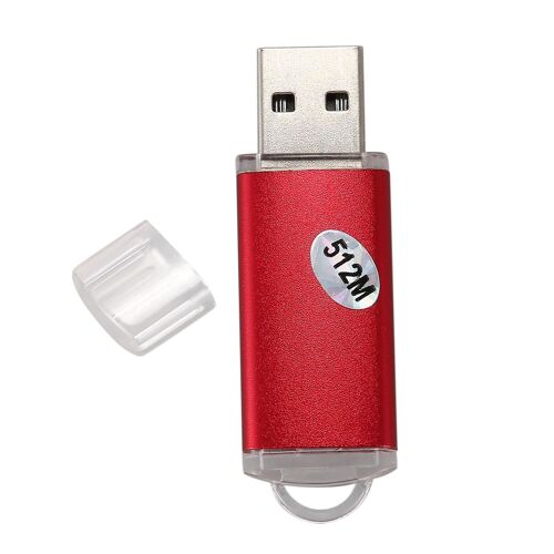 USB 2.0 Flash Memory Stick Clé USB Clé USB Stockage Pouce Couleur :Rouge Capacité :512MB