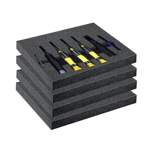 Feuille De Mousse De Polyéthylène - Paquet De 4 Coussinets En Mousse De Polyuréthane Pour L'emballage Et L'artisanat, Épaisseur De 16 Pouces X 12 Pouces X 1 Pouce 