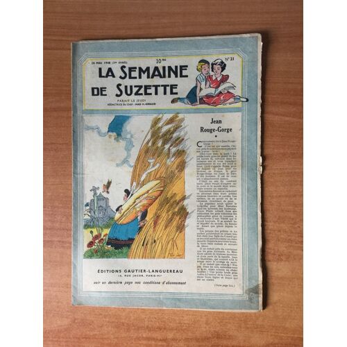La Semaine De Suzette 1948  39e Année N° 21