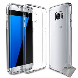 Housse Etui Coque Gel Samsung G935 Galaxy S7 Edge + Verre Trempe - Tpu Transparent