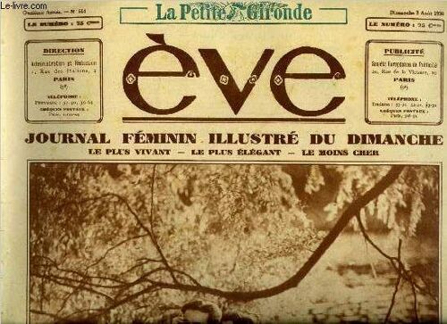 Eve N° 514 - Les Joies De L Été : La Promenade En Barque, Les Ondines Dans La Marne, La Musique Dans L Armoire, La Mystérieuse Greta Garbo, Un Pull Over Et Son Gilet De Chasse Pour Monsieur, Au(...)