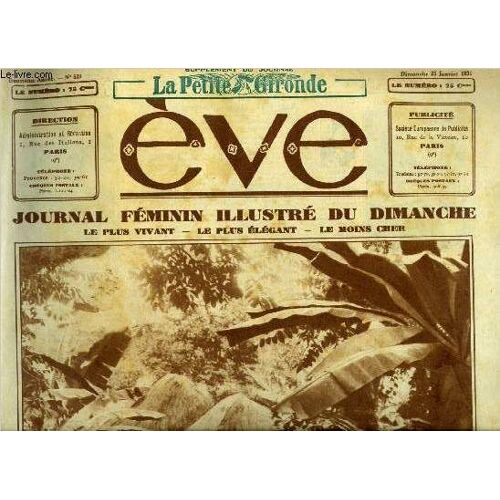 Eve N° 539 - Au Cameroun : Le Réveil D Une Race, Vestibules, La Mexicaine Par Titayna, Regards Vers L Inter Saison, La Folle Épreuve Par Jean Barasc, El Senor, Rien Que Pour Vous Par Claude Cézan