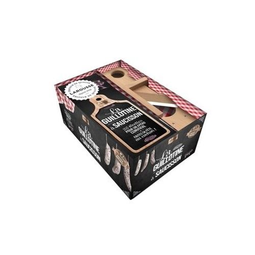 Guillotine À Saucisson - Coffret Avec 1 Livre 20 Recettes Pour Un Apéro Convivial Et 1 Guillotine À Saucisson