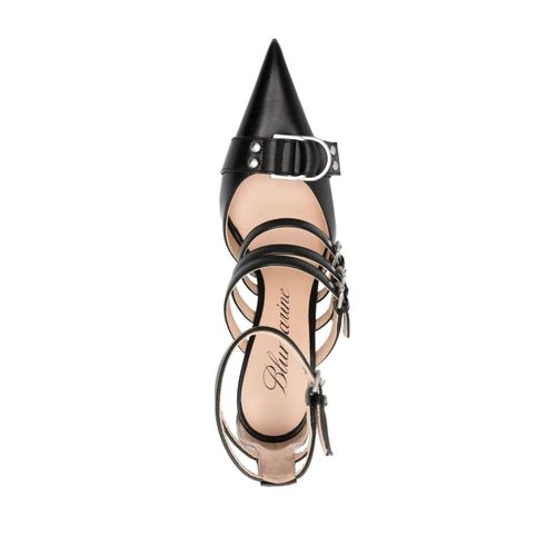 Blumarine Escarpins En Cuir 105 Mm - Noir