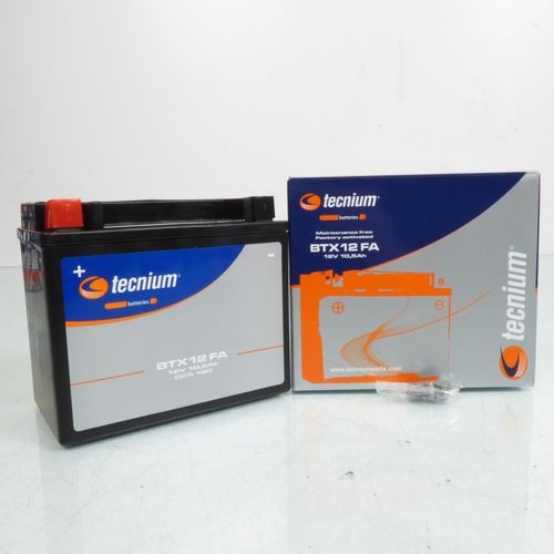 Batterie Sla Tecnium Pour Moto Honda 750 Vfr F 1990 À 1997 Ytx12-Bs / 12v 10ah Neuf