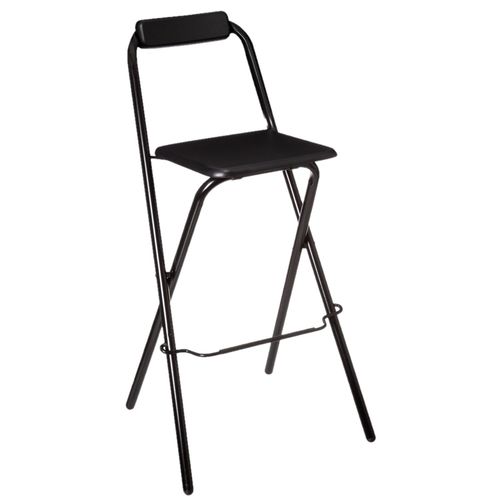 Chaise De Bar Pliante Louna - Noir