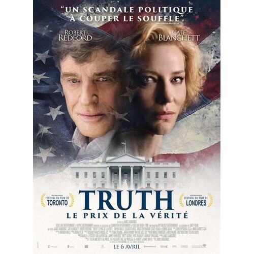 Truth : Le Prix De La Vérité - Véritable Affiche De Cinéma Pliée - Format 40x60 Cm - De James Vanderbilt Avec Cate Blanchett, Robert Redford, Elisabeth Moss, Stacy Keach, Dennis Quaid - 2016