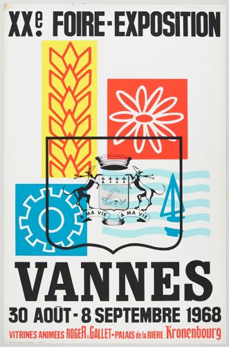 Affiche Vannes 1968
