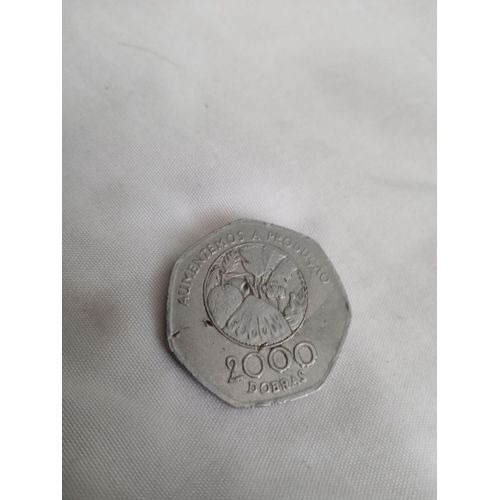Monnaie 2000 Dobras Sao Tomé 1997