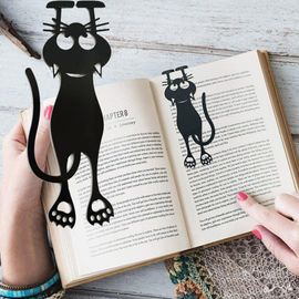 1/2/5pc Kawaii Chat Noir Signets Pour Livres 3d Stéréo En Plastique Animal Marque-Page Pour Étudiant-Enseignant Cadeaux De Papeterie Créative