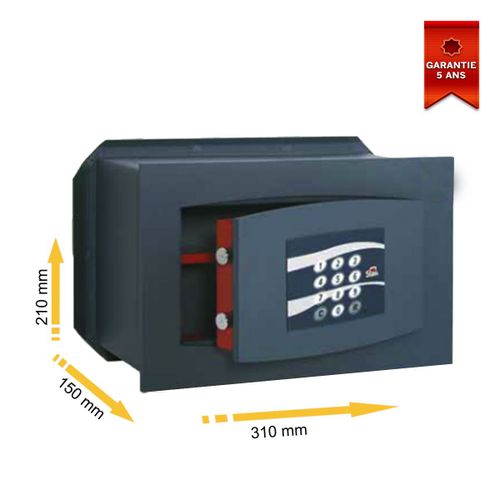Coffre fort à emmurer combinaison électronique digitale série 850 stark 851 310x210x150mm