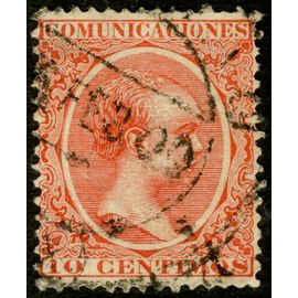 Timbre Oblitéré Espana, Comunicaciones, 10 Centimos