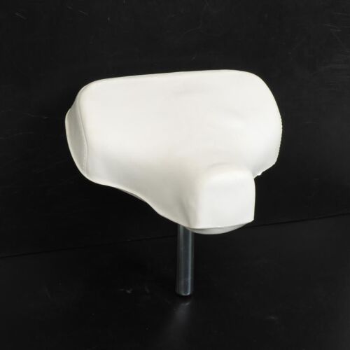 Selle Pilote Monoplace Blanche Pour Mobylette Cyclomoteur Peugeot Ø25mm Neuf