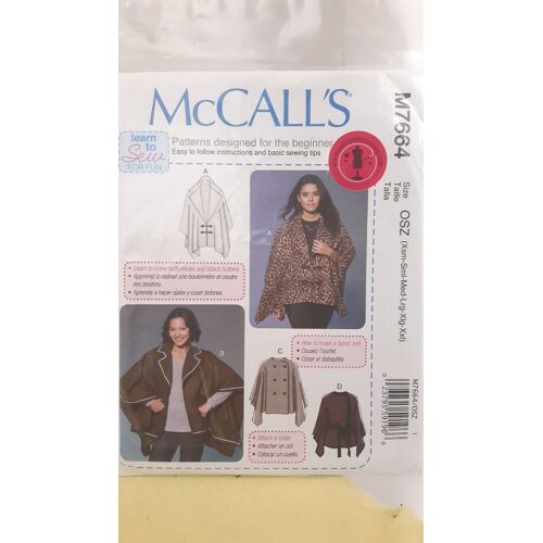 Patron Mccall's M7664 Cape
