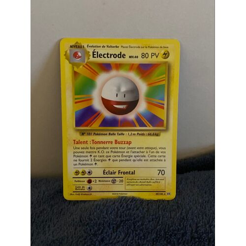 Carte Pokémon Électrode 2016