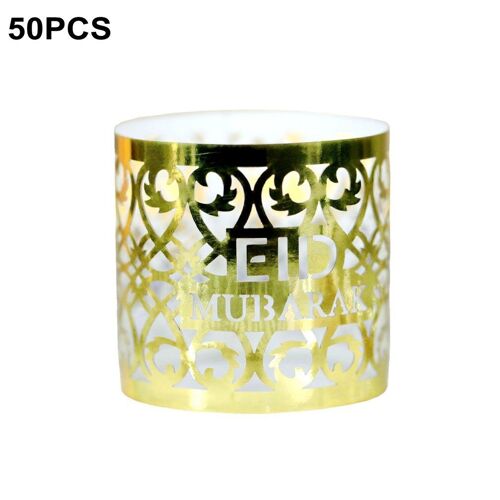 Anneau de serviette en papier Eid Mubarak, décoration de Table en dentelle pour la maison\nPour La Maison Porte-Serviettes Décor de Table