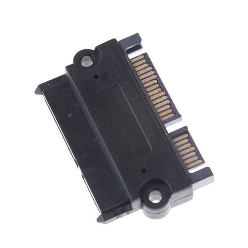 Convertisseur de prise mâle vers SATA 22 broches, 7 + 15 broches, adaptateur M/F, SAS SN