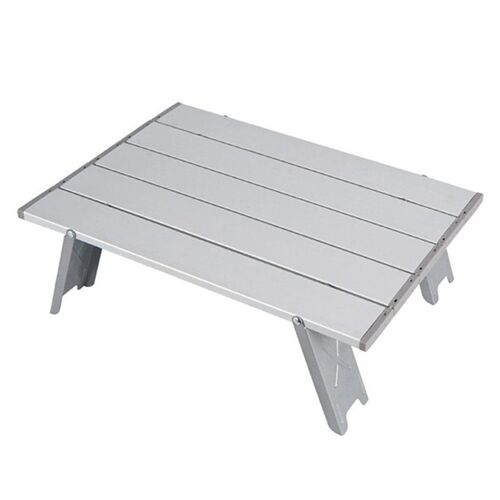 Mini Table pliante en aluminium, tente de Camping, Barbecue en plein air, lit domestique, bureau d'ordinateur pliable