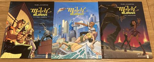 Malek Sliman - Série Complète 3 Tomes En Eo. Bande Dessinée Par Falba / Di Martino