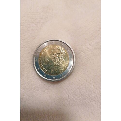 Pièce 2€- Italie-Alessandro Manzoni