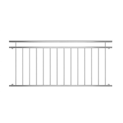 Bc-elec - ABR184 Garde-corps de porte fenêtre 184x90cm balustrade main courante rambarde acier inoxydable