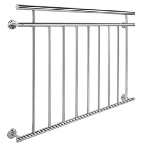 Bc-elec - ABR128 Garde-corps de porte fenêtre 128x90cm balustrade main courante rambarde acier inoxydable