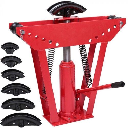 Varan Motors - NETB-02 Cintreuse hydraulique, Presse à cintrer, pression 12 Tonnes avec 6 matrices