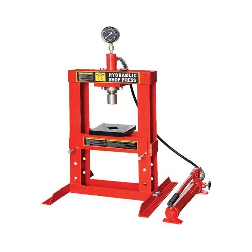 Varan Motors - XRD100300 Presse d'atelier hydraulique 10 Tonnes avec manomètre