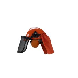 Varan Motors - tt-helmet Casque de protection pour travaux de jardinage, élagage... Protection Visage, nuque, tête et oreille