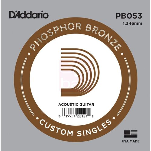 Daddario Pb053 Corde .053 Pour Guitare Folk