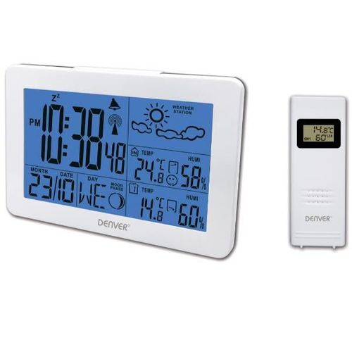 Denver WS-530WHITE station météo numérique Blanc Batterie