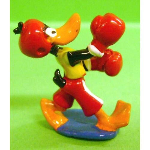 Mini Figurine Daffy Duck Faisant De La Boxe (Warner Bros, 2001)