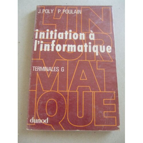 Initiation À L'informatique - Classes Terminales G, Cours Commerciaux