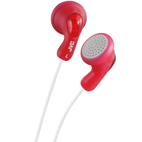 GUMY : Ecouteurs - aimant néodyme de 13,5 mm - cordon 1.0m - contacteur doré 3.5 mm compatible iPhone / iPod - Rouge
