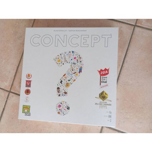 Jeu Concept Asmodée   Jeu De Communication Et D'ambiance Drôle Et Ludique  Élu Jeu De L'année 2014 (As D'or) Et Nominé Au Spiel 2014.