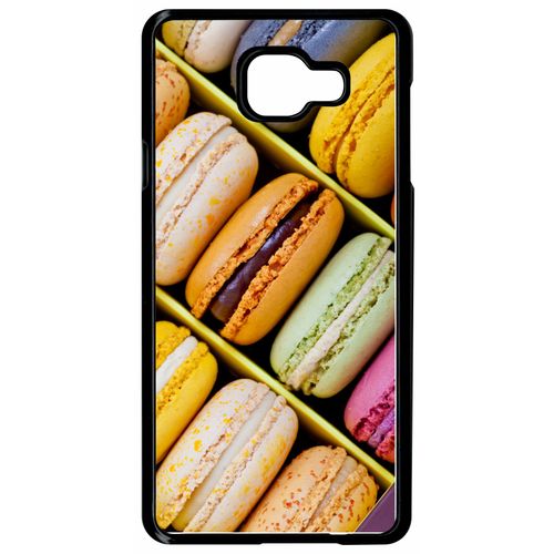 Coque Galaxy A7 (2016) - Boite De Delicieux Macarons - Noir
