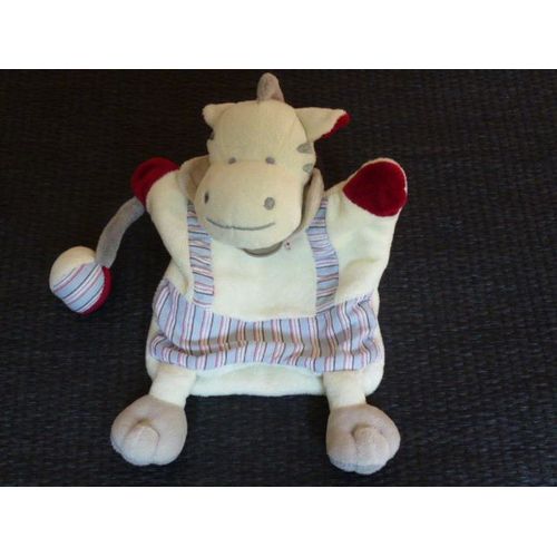 Doudou Zèbre Marionnette Baby Nat'