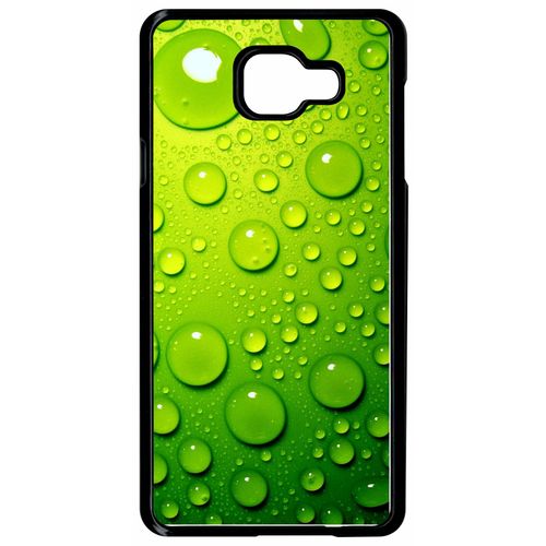 Coque Galaxy A7 (2016) - Goutte D Eau Verte - Noir