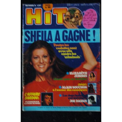 Hit Magazine 59 Incomplet Sheila Dassin Chamfort Sardou Sheller Souchon 1976 12
