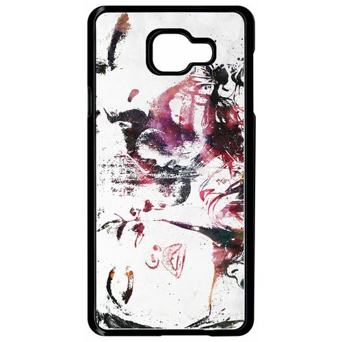 Coque Galaxy A7 (2016) - Creative Art Love Will Tear Us Apart - Noir