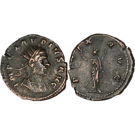 Rome - Antoninien - Claude Ii Le Gothique - 269 Ad - Pax Avg - Cyzique - 2.86 G. - Ric.186 - 23-330