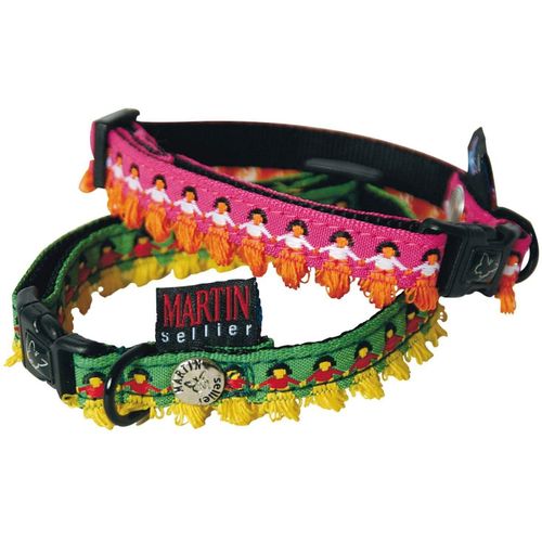 Collier Réglable En Nylon Pour Chien Dancing Rose