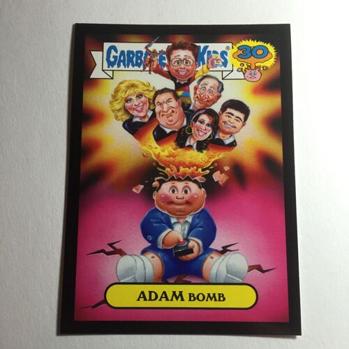 Carte Garbage Pail Kids Black Card Topps 2015 Adam Bomb 2a