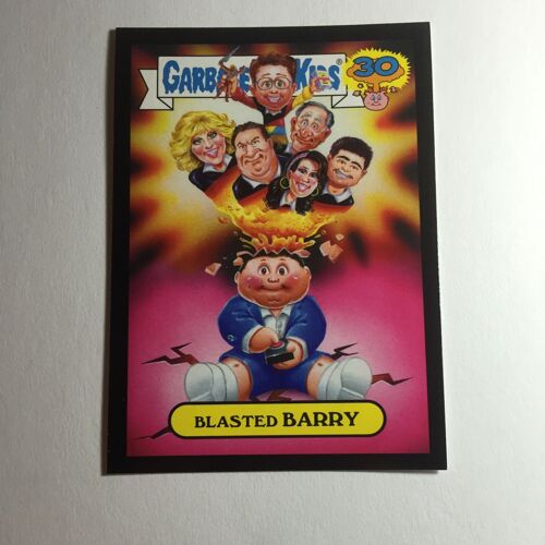 Carte Garbage Pail Kids Black Card Topps 2015 Blasted Barry 2b