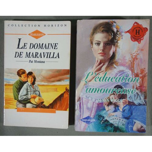 Lot: L'éducation Amoureuse, Susan Wiggs + Le Domaine De Maravilla, Pat Montana - Ed. Harlequin -