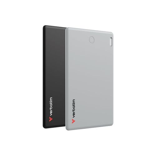 Verbatim My Finder - Balise Bluetooth Anti-Perte Pour Téléphone Portable, Tablette - Noir, Argent (Pack De 2)