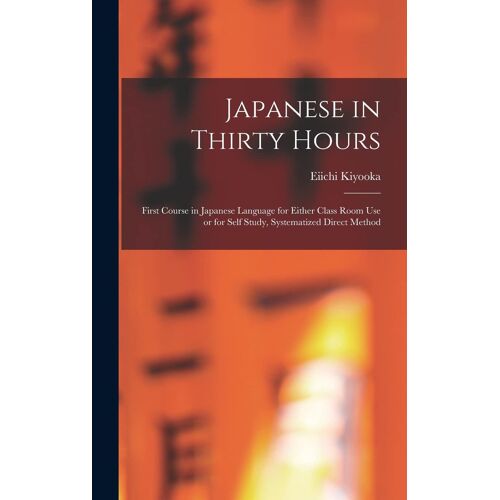 Japanese In Thirty Hours