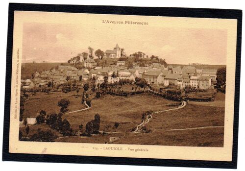 Carte Postale Ancienne, France, Aveyron ( 12 ), Laguiole, Vue Générale