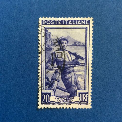 Italie - Travail - Chalutier (Y & T 580)