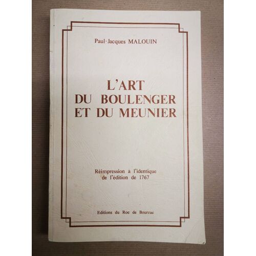 L' Art Du Boulenger Et Du Meunier